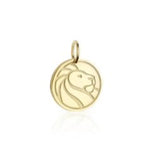 designer lion motif gold pendant for men and women, bold animal-inspired jewelry, unique fine gold necklace with detailed lion design