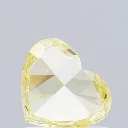 Vivid Yellow Heart Shape Lab Grown Diamond
