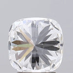 2.46 ct cushion lab grown diamond designer sparkling stone for rings