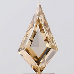1.69 Ct fancy brown lab grown diamond in kite cut, unique geometric loose diamond for custom engagement ring or modern fine jewelry