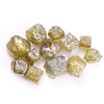 1.10 Ct Yellow Rough Raw Colored Diamond Lot Uncut Raw Rough Diamond Lot Use For Custom Jewerly