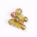 0.65 Ct Yellow Rough Diamnd Lot Yellow Looose Raw Diamond Earth Mined Diamond Use For Jewerly