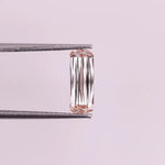 1.89 Ct champagne lab grown diamond with elongated criss cut cushion shape, VS clarity elegant loose diamond for custom engagement ring or fine jewelry