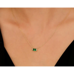 0.26 Ct genuine multicolour gemstone pendant necklace with colorful stones and delicate elegant design, perfect for everyday fine jewelry and gifting