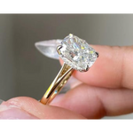 engagement aquamarine ring, flower engagement ring, ruby engagement ring