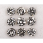natural salt and pepper diamond and salt and pepper ring collection grey color diamond
