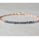 6.20 Ct blue rough diamond bracelet in elegant luxury style And Women Like Diamond