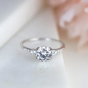 Stunning Three Stone Engagement Ring