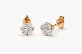 Delicated Solitaire Stunning Wedding Gift Earrings