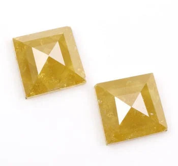 3.02 Ct , Fancy Yellow Color Kite Shape Minimal Diamond Pair, Earrings Jewelry Diamond Pair, Best Price Diamond Pair