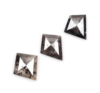 1.04Ct Kite Shape Natural Salt & Pepper Diamond