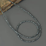 Natural rough diamond bracelet for women with raw uncut diamonds set in 14K gold minimalist fine jewelry