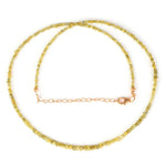 2.9 mm to 3.5 mm yellow rough diamond beads with raw gemstone styling