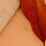 6.60 Ct genuine green gemstone pendant necklace with vibrant green color and elegant design, ideal for luxury fine jewelry and statement styling