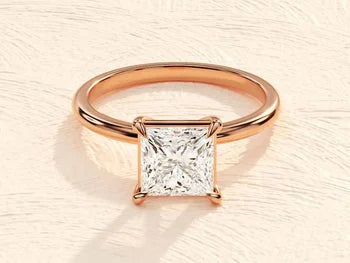 Princess Cut Solitaire Stunning Ring