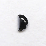 0.83 Ct moon shape fancy black diamond, best man made diamonds, raw diamonds, rough diamonds, rough stones, offering diamods.