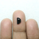 0.83 Ct moon shape fancy black diamond, best man made diamonds, raw diamonds, rough diamonds, rough stones, offering diamods.