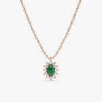 4.76 Ct Genuine Green Diamond Necklace Elegant Luxury Pendant Fine Jewelry Gift for Women