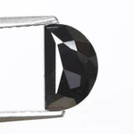 0.83 Ct moon shape fancy black diamond, best man made diamonds, raw diamonds, rough diamonds, rough stones, offering diamods.