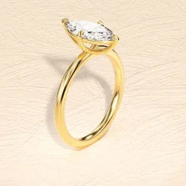 Marquise Cut Solitaire Stunning Ring