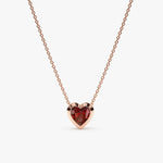 6.60 Ct genuine red gemstone pendant necklace with rich deep color and bold elegant design, perfect for statement fine jewelry and special occasion wear
