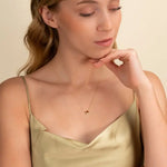 0.53 Ct genuine Brown gemstone pendant necklace with soft sparkle and elegant design, perfect for delicate fine jewelry and everyday styling