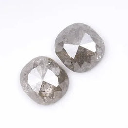5.85 Ct , Salt and Pepper Oval Shape Minimal Diamond Pair, Earrings Jewelry Diamond Pair, Best Price Diamond Pair