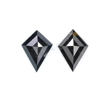Kite Shape Salt & Pepper Pair Diamond