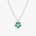 0.60 Ct genuine green gemstone pendant necklace with vibrant color and elegant design, ideal for fine jewelry and stylish everyday wear