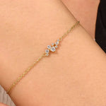 Pandora diamond bracelet paired with womens tennis bracelet and diamond bracelet for women luxury style.