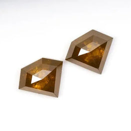 4.12 Ct , Fancy Color Pentagon Shape Minimal Diamond Pair, Earrings Jewelry Diamond Pair, Best Price Diamond Pair