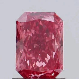 Pink Radiant Shape Lab Grown Diamond