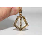 0.55 CT lab created gemstone pendant necklace featuring a sparkling gemstone in an elegant fine jewelry setting for women