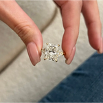 Large 5.5 carat radiant cut diamond ideal for statement engagement ring