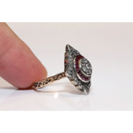 Designer lab created gemstone ring with morganite stone and shimmering diamond accents