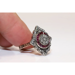 Designer lab created gemstone ring with morganite stone and shimmering diamond accents