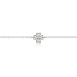 0.50 ct lab grown diamond bracelet for women with small sparkling diamonds on a delicate chain, dainty and elegant everyday jewelry