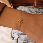 rose gold bracelet with dainty gold bracelet styling and elegant gold beaded bracelet luxury finish.