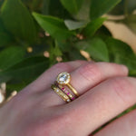 0.86Ct Round brilliant cut diamond ring with modern luxury jewelry appeal