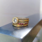 0.86Ct Round brilliant cut diamond ring with modern luxury jewelry appeal