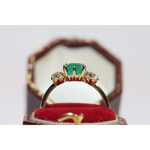 lassic lab created gemstone ring with oval amethyst stone and sparkling diamond band