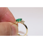 lassic lab created gemstone ring with oval amethyst stone and sparkling diamond band
