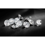 lab grown blue diamond and yellow diamond jewelry including lab diamond chain and hoop earrings collection