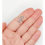 Close-up of lab created diamond with stunning sparkle and clarity ideal for custom engagement ring design