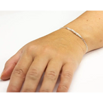 5.98 Ct white rough diamond bracelet in elegant luxury style For Fine Custom