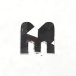 0.86 Ct Natural Loose Black Alphabet “M” Diamond Natural black loose diamond for engagement ring