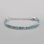 20 Ct natural rough diamond bracelet with raw untreated diamonds