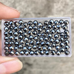 4.80Ct Natural Black Loose Round Cut Diamonds Luxury diamond engagement ring with natural'