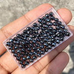 4.80Ct Natural Black Loose Round Cut Diamonds Luxury diamond engagement ring with natural'