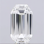 4.03 Ct CVD lab grown diamond in modified octagon step cut, geometric loose diamond with step facets for custom engagement ring or fine jewelry